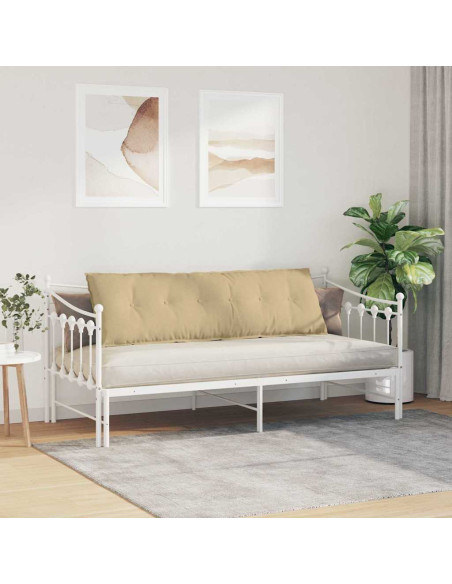 Cuscino per Schiena Grigio Verde 160 x 50 cm Tessuto in Cords