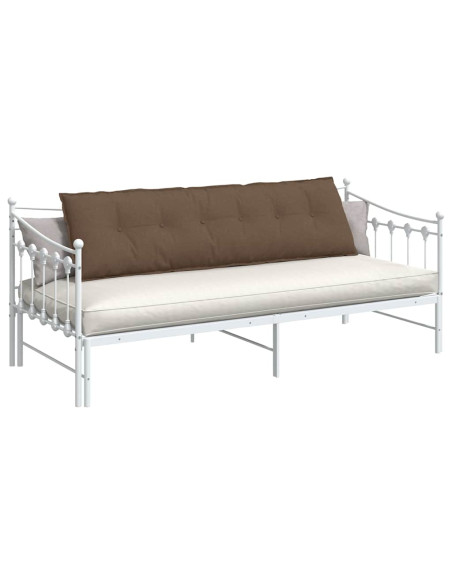 Cuscino per Schiena Marrone 180 x 19 x 50 cm Tessuto