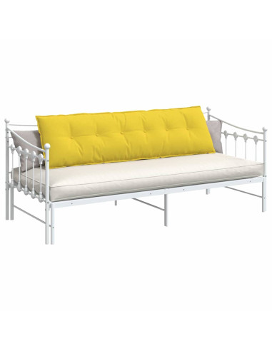 Cuscino per Schiena Giallo Chiaro 180 x 19 x 50 cm Tessuto