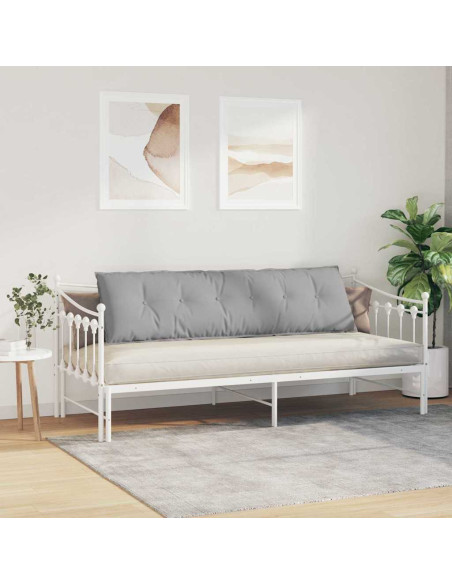 Cuscino per Schiena Grigio Nuvola 180 x 19 x 50 cm Tessuto