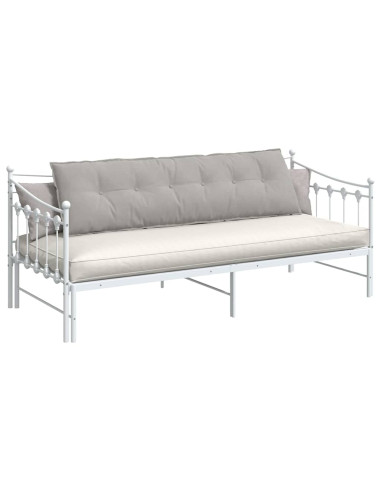 Cuscino per Schiena Grigio chiaro 180 x 50 cm