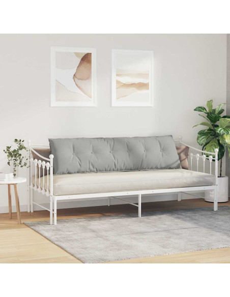 Cuscino per Schiena Grigio chiaro 180 x 50 cm