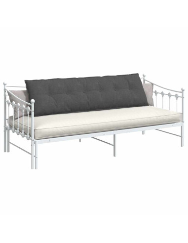 Cuscino per Schiena Grigio scuro 180 x 50 cm Tessuto in Cords