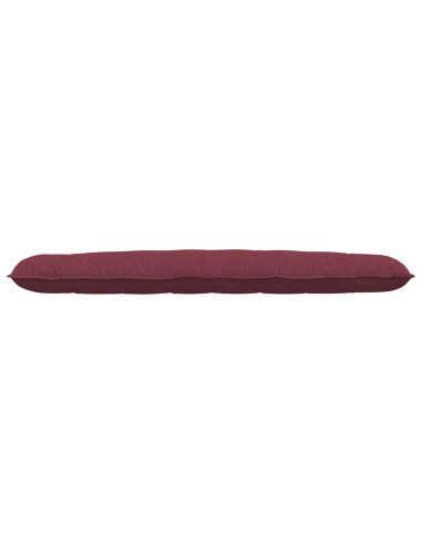 Cuscino per Schiena Rosso Vino 200 x 19 x 50 cm Tessuto