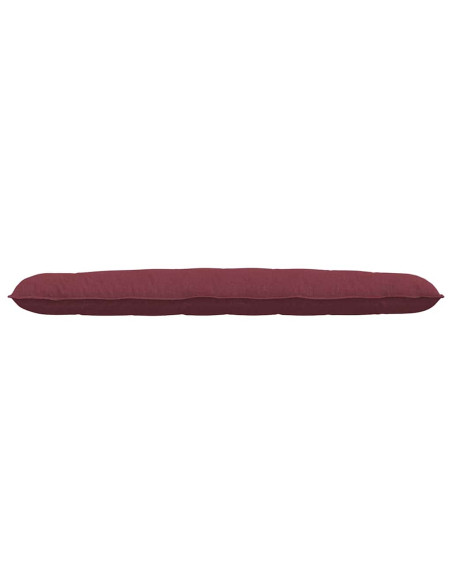 Cuscino per Schiena Rosso Vino 200 x 19 x 50 cm Tessuto