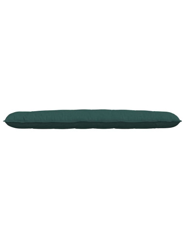 Cuscino per Schiena Verde Scuro 200 x 19 x 50 cm Tessuto