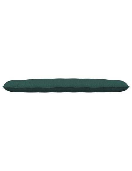 Cuscino per Schiena Verde Scuro 200 x 19 x 50 cm Tessuto