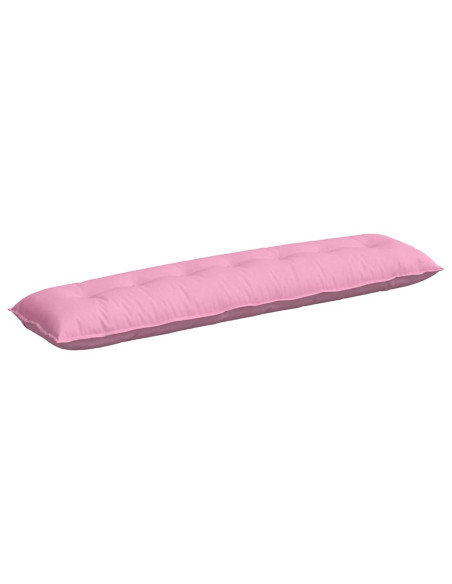 Cuscino per Schiena Rosa 200 x 19 x 50 cm Tessuto