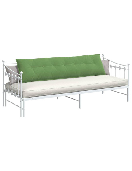 Cuscino per Schiena Verde chiaro 200 x 50 cm Tessuto in Cords