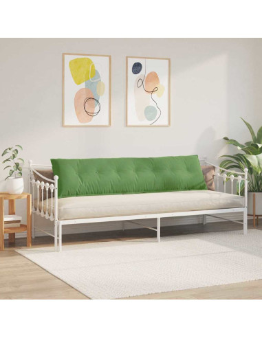 Cuscino per Schiena Verde chiaro 200 x 50 cm Tessuto in Cords