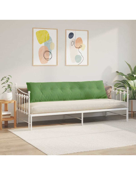 Cuscino per Schiena Verde chiaro 200 x 50 cm Tessuto in Cords