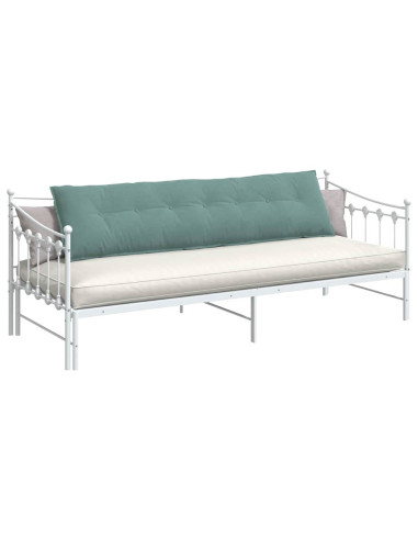 Cuscino per Schiena Verde Mare 200 x 50 cm Tessuto in Cords