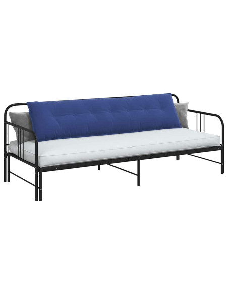 Cuscino per Schiena Blu Polizia 200 x 50 cm Tessuto in Cords