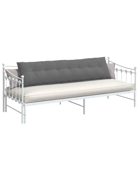 Cuscino per Schiena Grigio scuro 200 x 50 cm