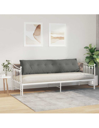 Cuscino per Schiena Grigio scuro 200 x 50 cm