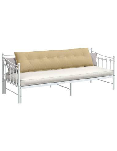 Cuscino per Schiena Grigio Verde 200 x 50 cm Tessuto in Cords