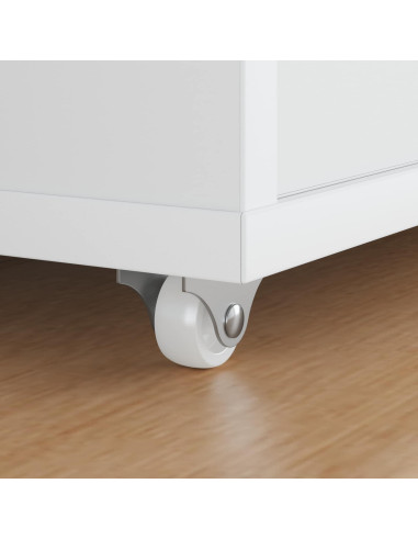 Ruota 2 pcs Bianco 42 x 11,5 x 29 mm Ferro