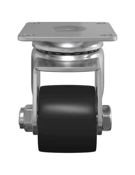 Ruota 2 pcs Argento 44,1 x 44,1 x 1,95 mm Nylon