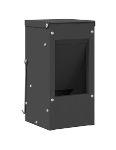 Mangiatore per conigli Nero 12,5 x 12,5 x 25 cm 2