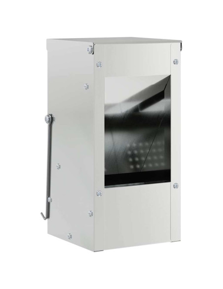 Mangiatore per conigli Argento 12,5 x 12,5 x 25 cm