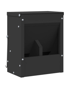 Mangiatore per conigli Nero 20 x 12,5 x 25 cm 2