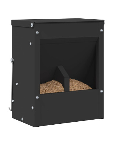 Mangiatore per conigli Nero 20 x 12,5 x 25 cm