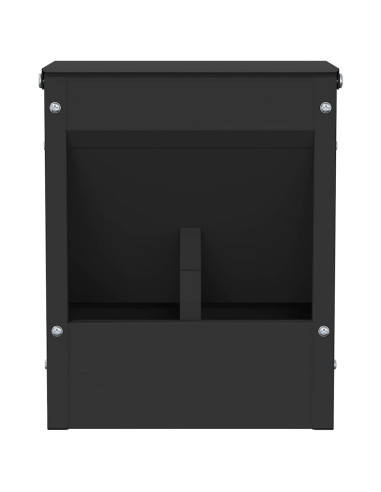 Mangiatore per conigli Nero 20 x 12,5 x 25 cm