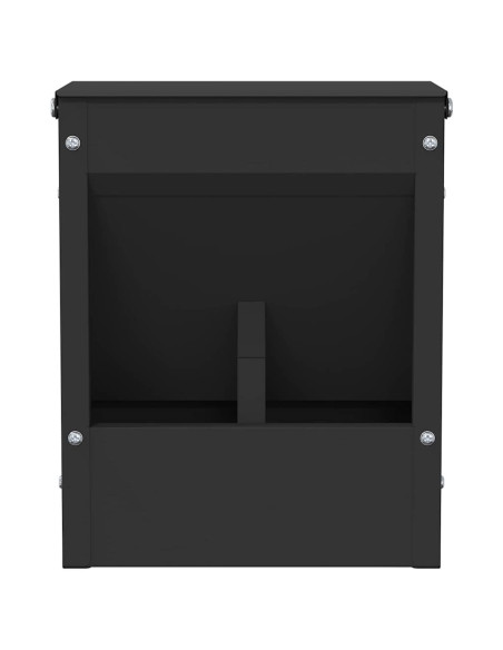 Mangiatore per conigli Nero 20 x 12,5 x 25 cm
