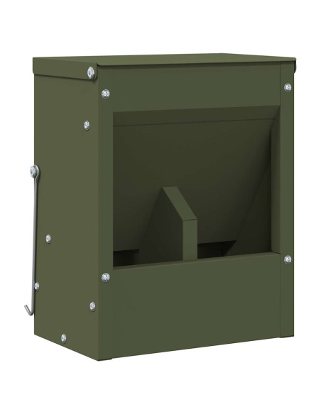 Mangiatore per conigli Verde oliva 20 x 12,5 x 25 cm