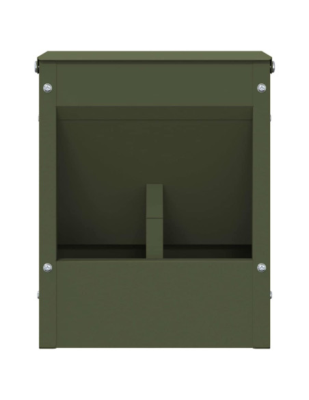 Mangiatore per conigli Verde oliva 20 x 12,5 x 25 cm