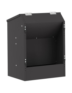 Mangiatore per conigli Nero 64.5 x 25.5 x 45.5 cm 2