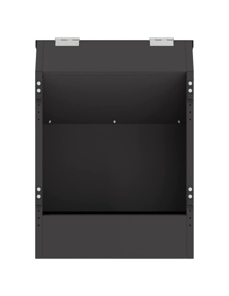 Mangiatore per conigli Nero 64.5 x 25.5 x 45.5 cm