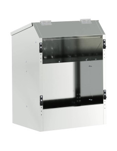 Mangiatore per conigli Argento 64.5 x 25.5 x 45.5 cm 2