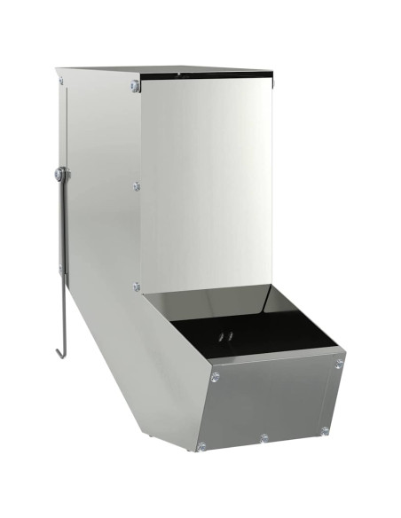 Mangiatore per conigli Argento 12,5 x 26 x 28,5 cm