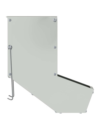 Mangiatore per conigli Argento 12,5 x 26 x 28,5 cm