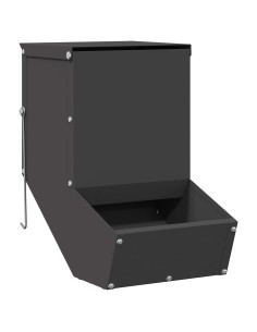 Mangiatore per conigli Nero 17,5 x 26 x 28,5 cm 2
