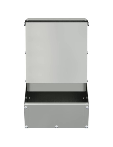 Mangiatore per conigli Argento 17,5 x 26 x 28,5 cm