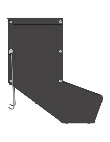 Mangiatore per conigli Nero 12,5 x 26 x 28,5 cm