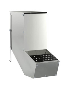 Mangiatore per conigli Argento 12,5 x 26 x 28,5 cm 2