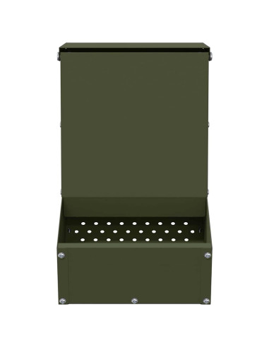 Mangiatore per conigli Verde oliva 17,5 x 26 x 28,5 cm
