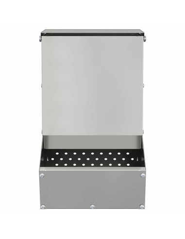 Mangiatore per conigli Argento 17,5 x 26 x 28,5 cm