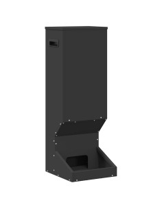 Mangiatore per cervi Nero 28 x 30 x 80 cm 2