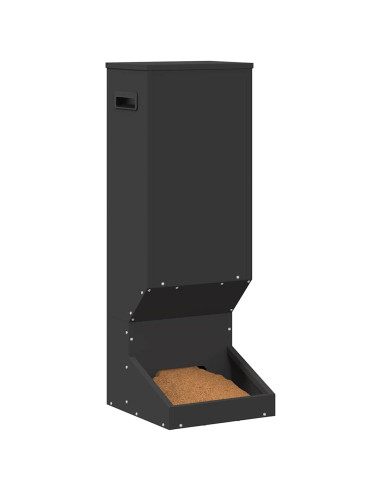 Mangiatore per cervi Nero 28 x 30 x 80 cm