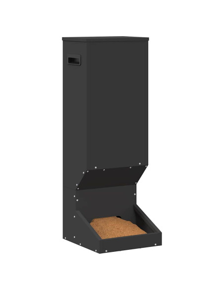 Mangiatore per cervi Nero 28 x 30 x 80 cm