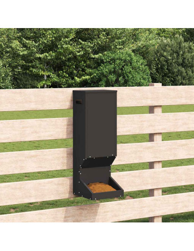 Mangiatore per cervi Nero 28 x 30 x 80 cm