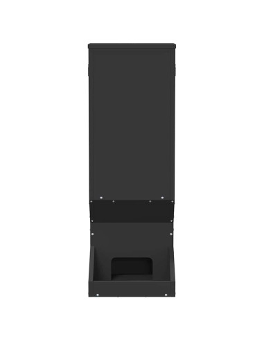Mangiatore per cervi Nero 28 x 30 x 80 cm