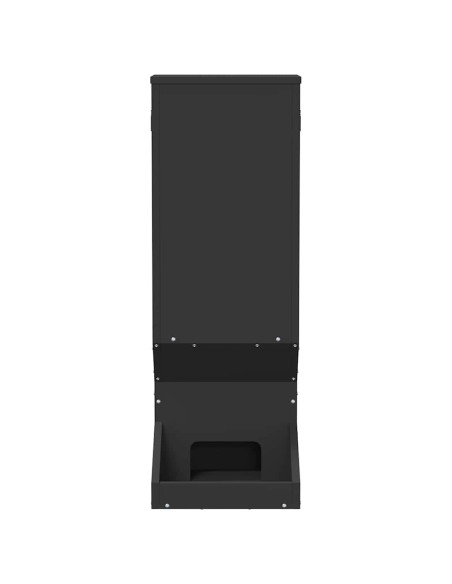 Mangiatore per cervi Nero 28 x 30 x 80 cm