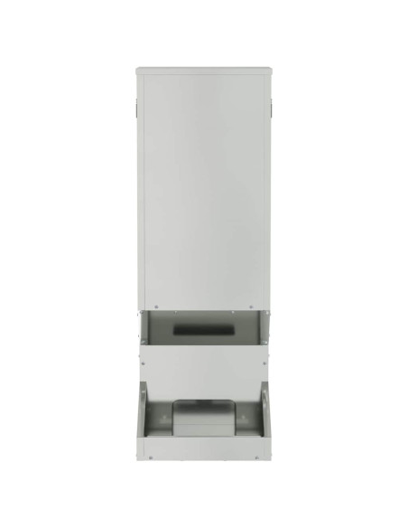 Mangiatore per cervi Argento 28 x 30 x 80 cm Acciaio zincato