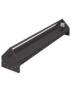 Mangiatoia per polli Nero 108 x 20,5 x 20 cm 2