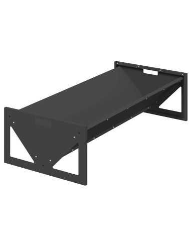 Abbeveratoio per bestiame Nero 108 x 50 x 28 cm